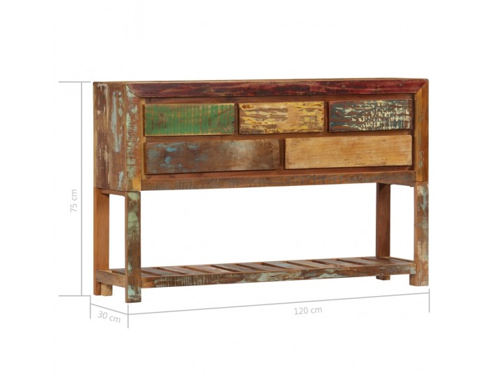 Sonata Бюфет, 120x30x75 см, регенерирано дърво масив Sonata Бюфет, 120x30x75 см, регенерирано дърво масив