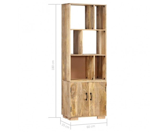 Sonata Етажерка за книги, 60x35x180 см, мангово дърво масив Sonata Етажерка за книги, 60x35x180 см, мангово дърво масив