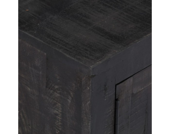 Sonata ТВ шкаф, черен, 118x30x40 см, мангово дърво масив Sonata ТВ шкаф, черен, 118x30x40 см, мангово дърво масив