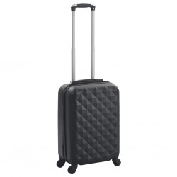 Sonata Твърд куфар с колелца, черен, ABS - Аксесоари за пътуване