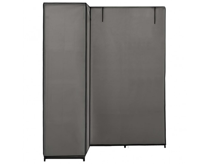 Sonata Ъглов гардероб, сив, 130x87x169 см