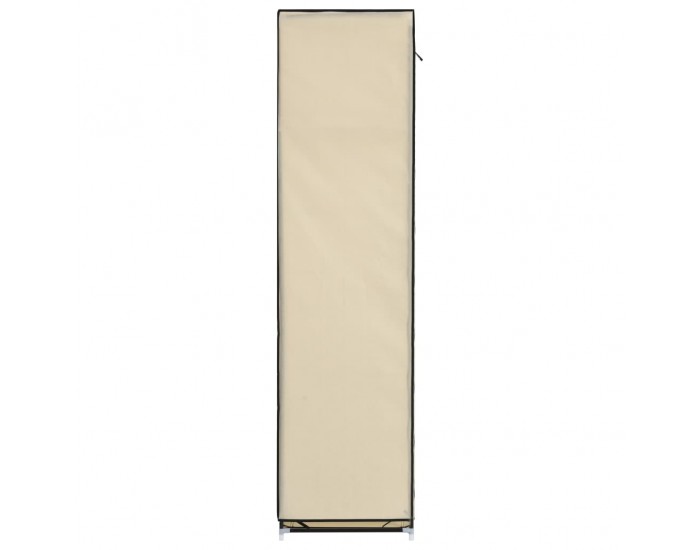 Sonata Гардероб с отделения и лостове, кремав, 150x45x175 см, плат