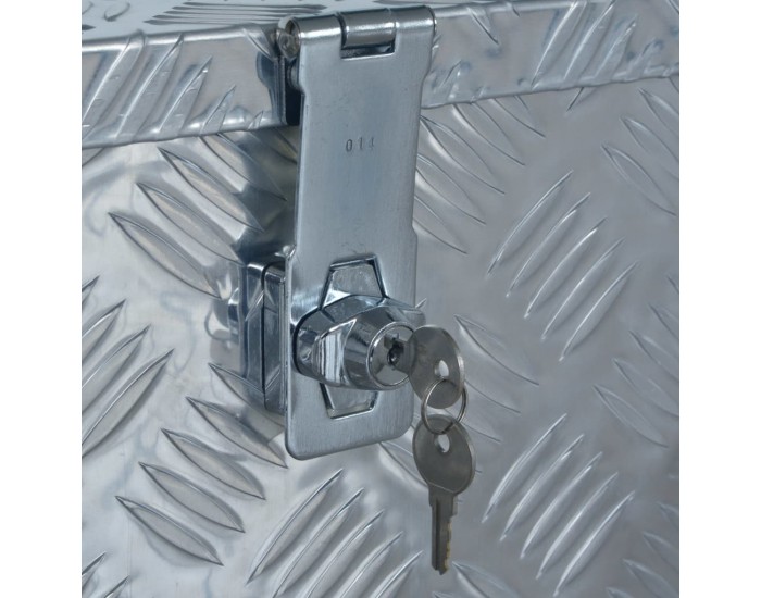 Sonata Алуминиева кутия, 610x430x455 мм, сребриста