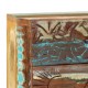 Sonata Ръчно резбовано нощно шкафче, 40x30x50 см, регенерирано дърво