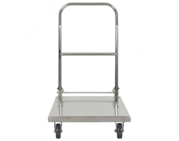 Sonata Платформена количка, сребриста, 82x53x86 см, неръждаема стомана