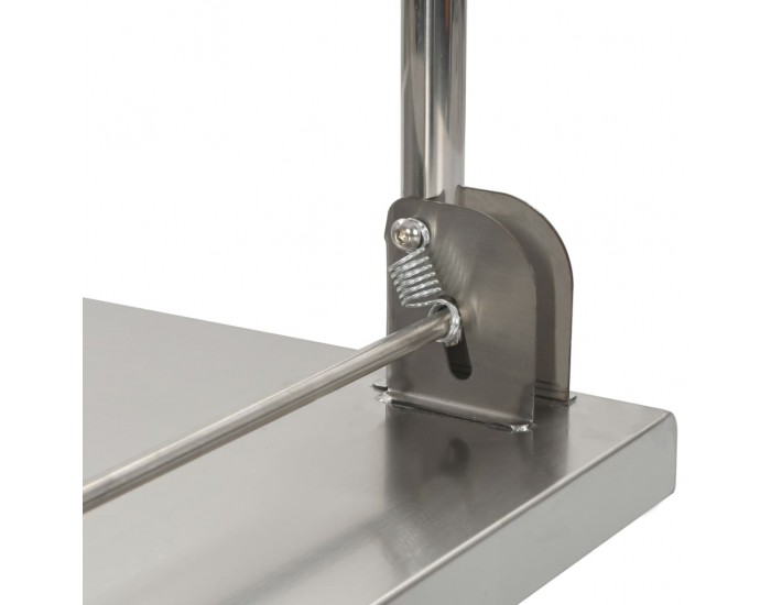 Sonata Платформена количка, сребриста, 82x53x86 см, неръждаема стомана