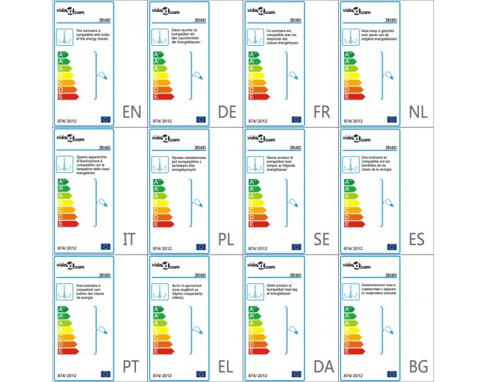 Sonata Полилей с кристали, сребрист, кръгъл, 5 х Е14