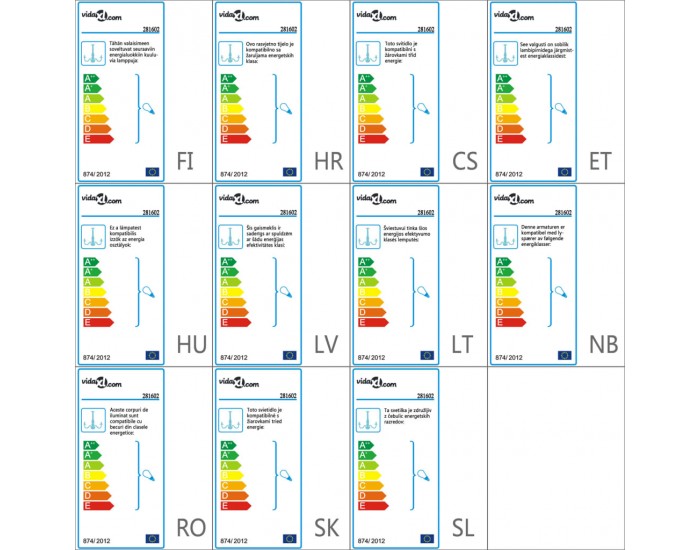 Sonata Полилей с кристали, златист, кръгъл, 5 х Е14