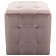 Sonata Нощни шкафчета, 2 бр, розови, 30x30x30 см, кадифен текстил