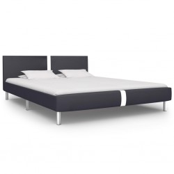 Sonata Рамка за легло, черна, изкуствена кожа, 120x200 cм - Тапицирани легла