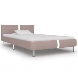 Sonata Рамка за легло, капучино, изкуствена кожа, 90x200 cм - Спалня