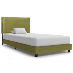 Sonata Рамка за легло, зелена, текстил, 90x200 см - Тапицирани легла