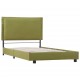 Sonata Рамка за легло, зелена, текстил, 90x200 см