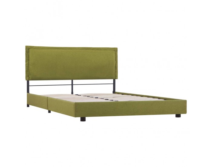 Sonata Рамка за легло, зелена, текстил, 120x200 см