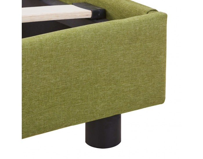 Sonata Рамка за легло, зелена, текстил, 120x200 см