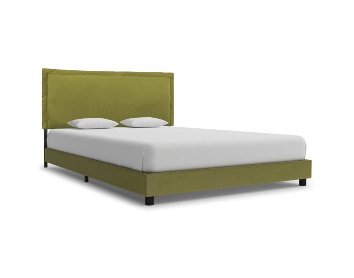Sonata Рамка за легло, зелена, текстил, 140x200 см