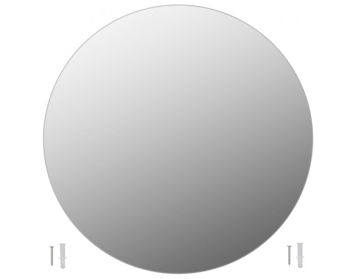 Sonata Безрамково огледало, кръгло, 80 см, стъкло