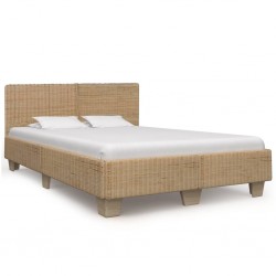Sonata Рамка за легло, ръчно тъкан естествен ратан, 140x200 см - Спалня