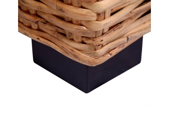 Sonata Комплект градински дивани с възглавници 2 части естествен ратан