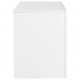 Sonata ТВ шкаф с LED осветление, бяло със силен гланц, 130x35x45 см