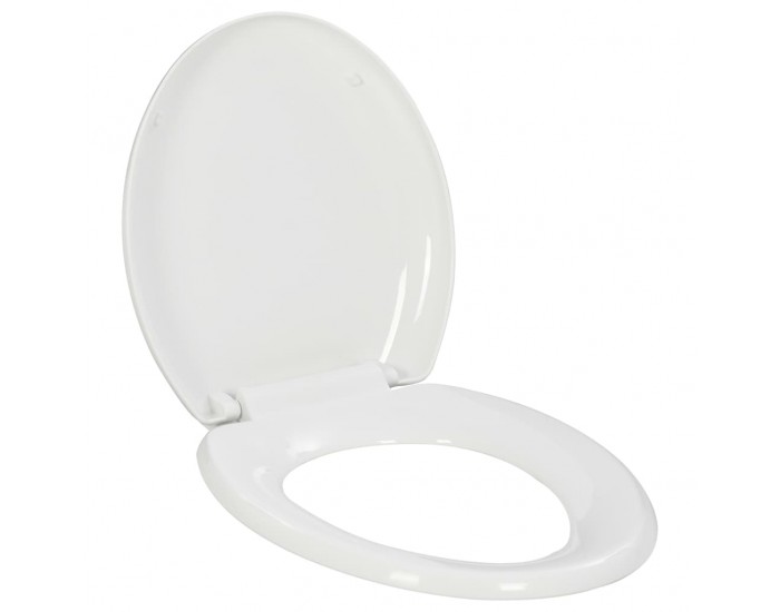 Sonata Тоалетна седалка, плавно затваряне, бърз монтаж/демонтаж, бяла