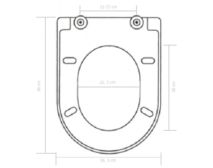 Sonata Тоалетна седалка, плавно затваряне, бърз монтаж/демонтаж, бяла