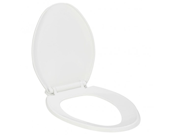 Sonata Тоалетна седалка, плавно затваряне, бърз монтаж/демонтаж, бяла