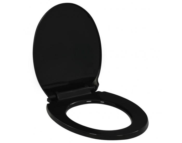 Sonata Тоалетна седалка, плавно затваряне, бърз монтаж/демонтаж, черна