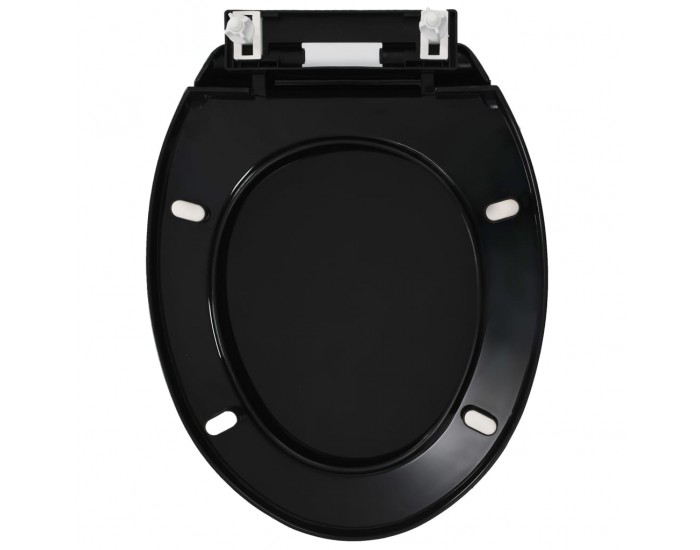 Sonata Тоалетна седалка, плавно затваряне, бърз монтаж/демонтаж, черна