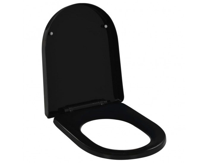 Sonata Тоалетна седалка, плавно затваряне, бърз монтаж/демонтаж, черна
