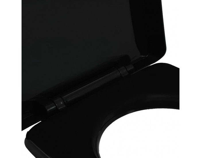 Sonata Тоалетна седалка, плавно затваряне, бърз монтаж/демонтаж, черна