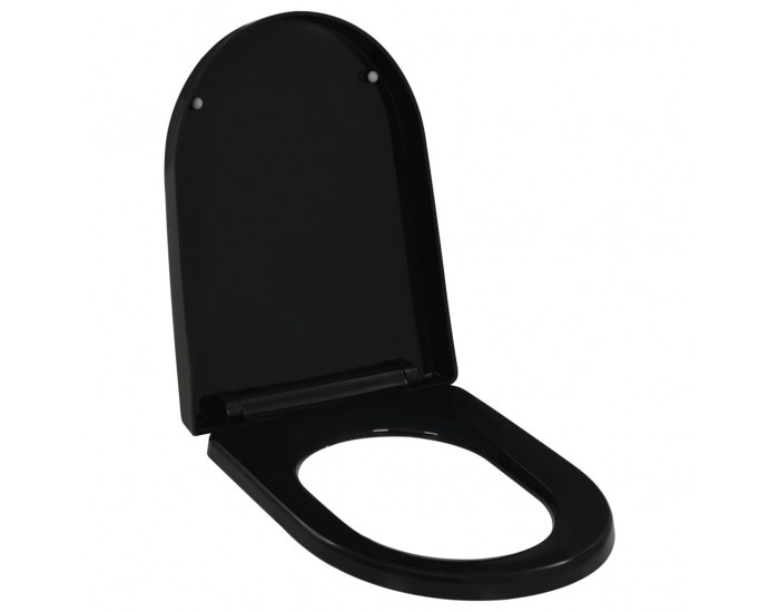 Sonata Тоалетна седалка, плавно затваряне, бърз монтаж/демонтаж, черна
