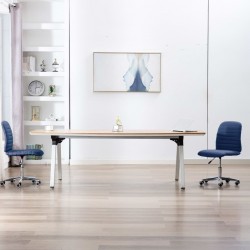 Sonata Трапезни столове, 2 бр, сини, текстил - Трапезни столове