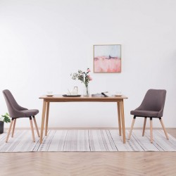 Sonata Трапезни столове, 2 бр, таупе, плат - Трапезни столове