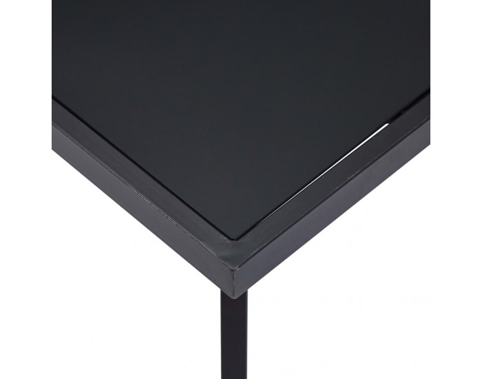 Sonata Трапезна маса, черна, 120x60x75 см, закалено стъкло