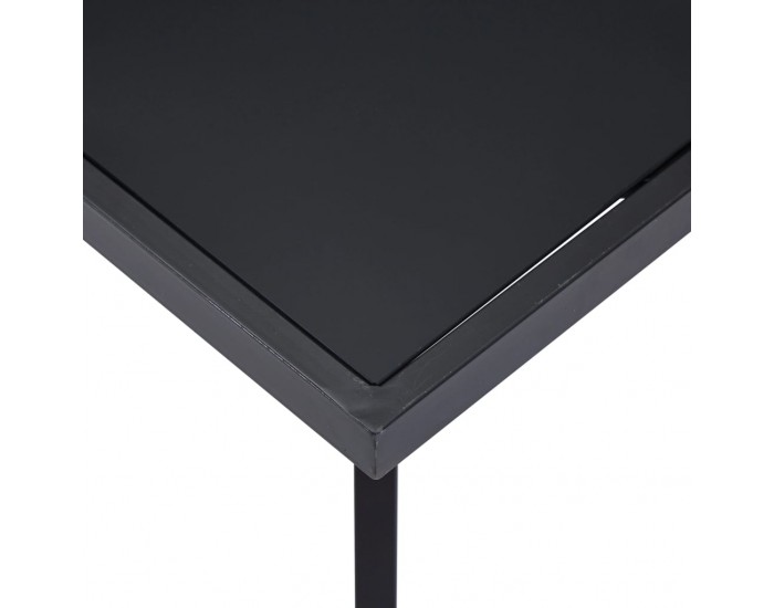 Sonata Трапезна маса, черна, 180x90x75 см, закалено стъкло
