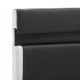 Sonata Рамка за легло с LED, сива, изкуствена кожа, 140x200 cм