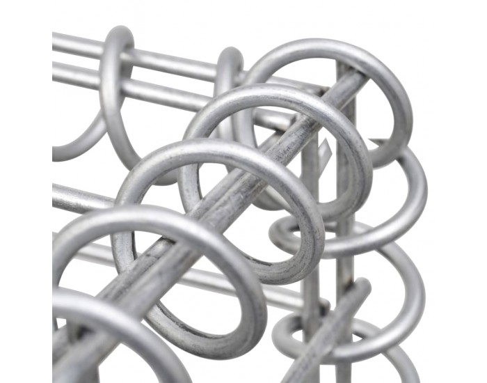 Sonata Габионни кошници, 3 бр, поцинкована стомана, 25x25x197 см