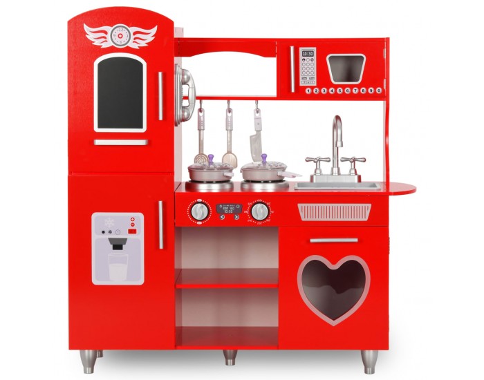 Sonata Детска кухня за игра, МДФ, 84x31x89 см, червена