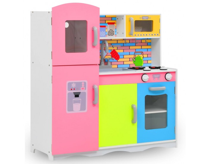 Sonata Детска кухня за игра, МДФ, 80x30x85 см, многоцветна