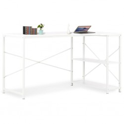 Sonata Компютърно бюро, бяло, 120x72x70 см - Бюра