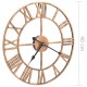 Sonata Стенен часовник, метал, 40 см, златист