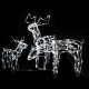 Sonata Коледна украса, 3 светещи елена, 229 LED лампи