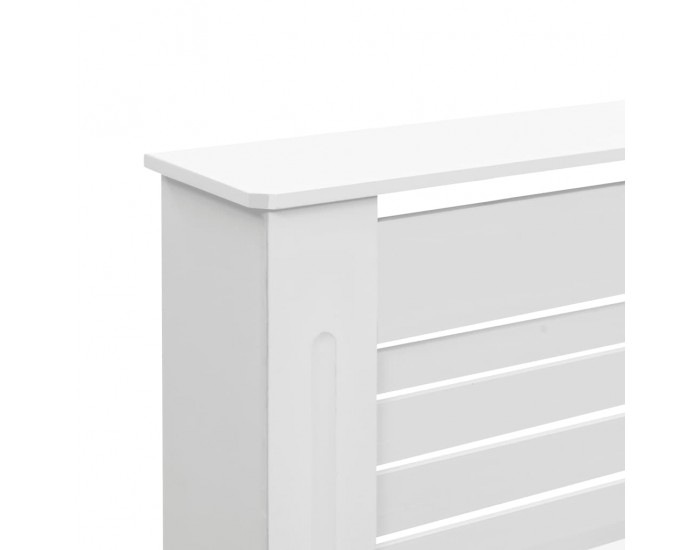 Sonata Параван за радиатор, бял, 152x19x81,5 см, МДФ