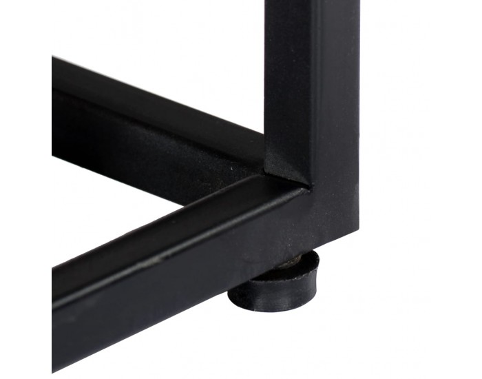 Sonata ТВ шкаф, 120x30x40 cм, регенерирано дърво масив и стомана