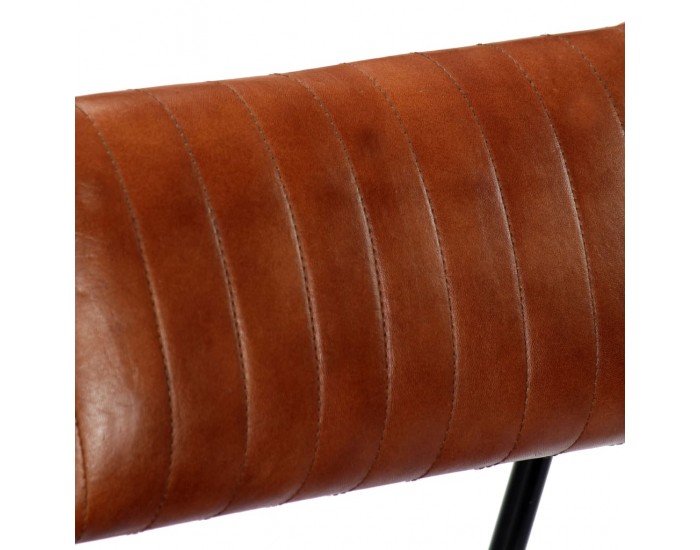 Sonata Люлеещ стол, кафяв, естествена кожа