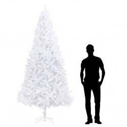 Sonata Изкуствено коледно дърво, 300 см, бяло - Сезонни и Празнични Декорации