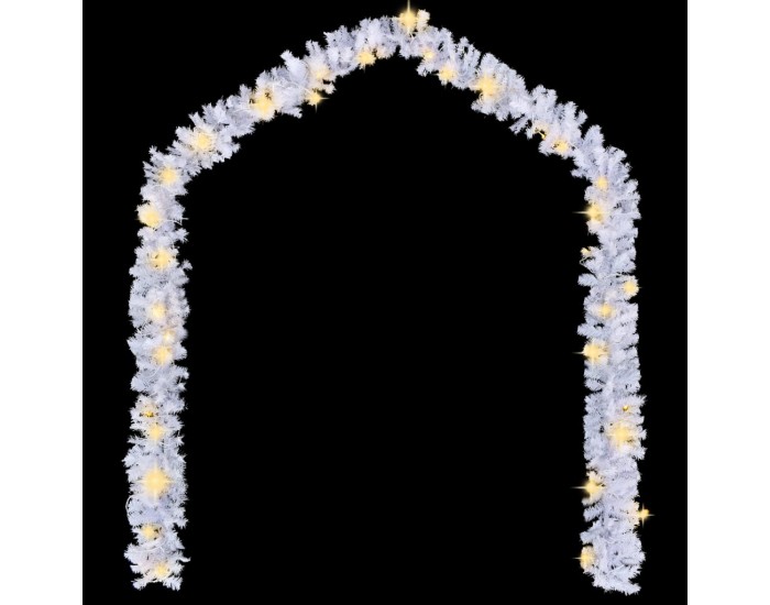 Sonata Коледен гирлянд с LED лампички, 10 м, бял