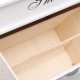 Sonata Шкаф за обувки, бял, 50x28x58 см, дърво от пауловния