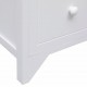 Sonata Страничен шкаф с 6 чекмеджета, бял, 60x30x75 см, пауловния